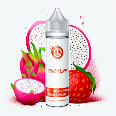 Fruit du dragon Fraise Mûre 50ml - Crazy Labs